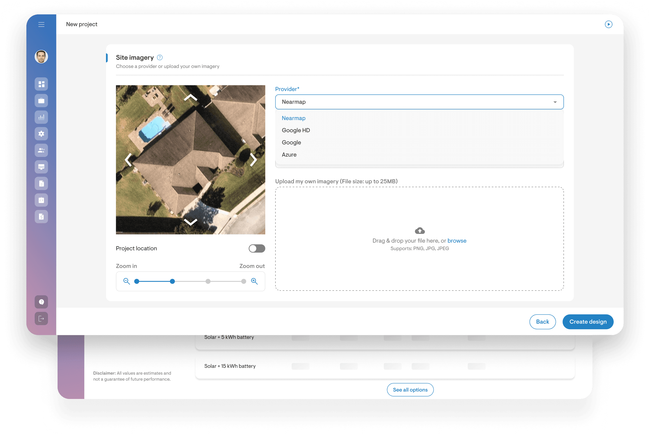 High resolution imagery