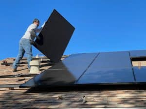 solar panel installation